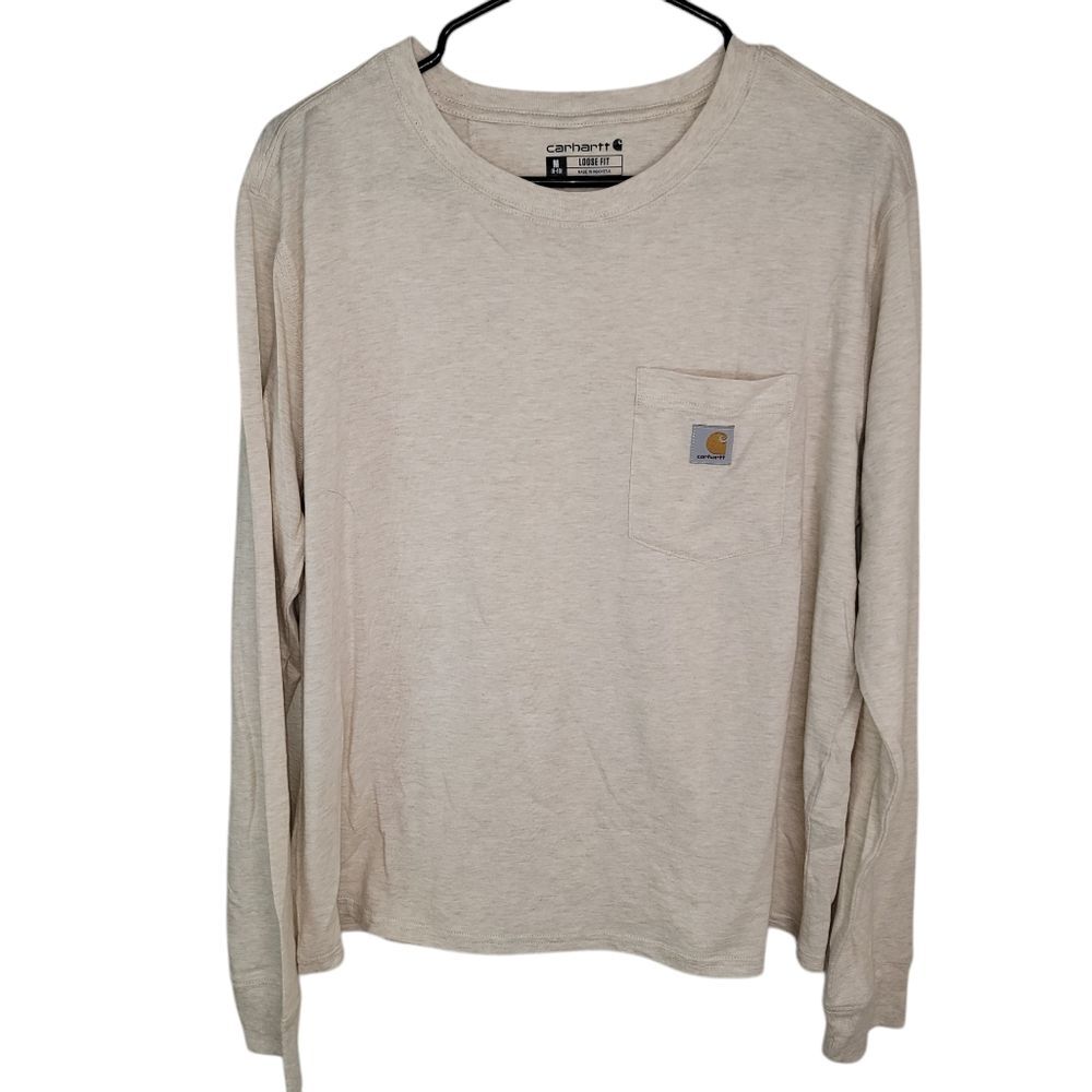 Carhartt TENCEL Fiber Series Loose Fit Long-Sleeve Crewneck T-Shirt Medium